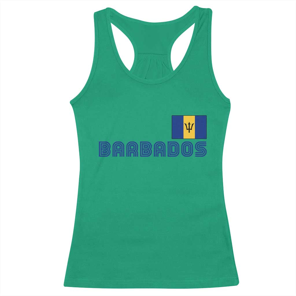 Retro Barbados Racerback Tank Top Vintage Barbadian Souvenir Caribbean Island Pride Heritage Gift TS10 Irish Green Print Your Wear