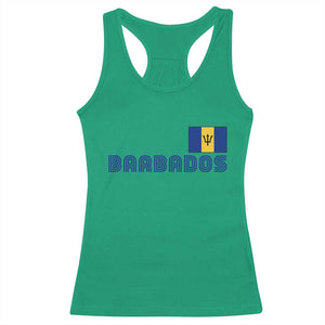 Retro Barbados Racerback Tank Top Vintage Barbadian Souvenir Caribbean Island Pride Heritage Gift TS10 Irish Green Print Your Wear