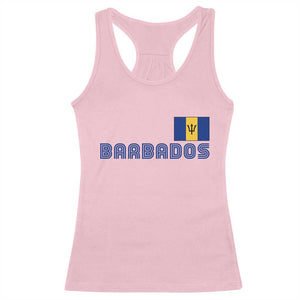 Retro Barbados Racerback Tank Top Vintage Barbadian Souvenir Caribbean Island Pride Heritage Gift TS10 Light Pink Print Your Wear