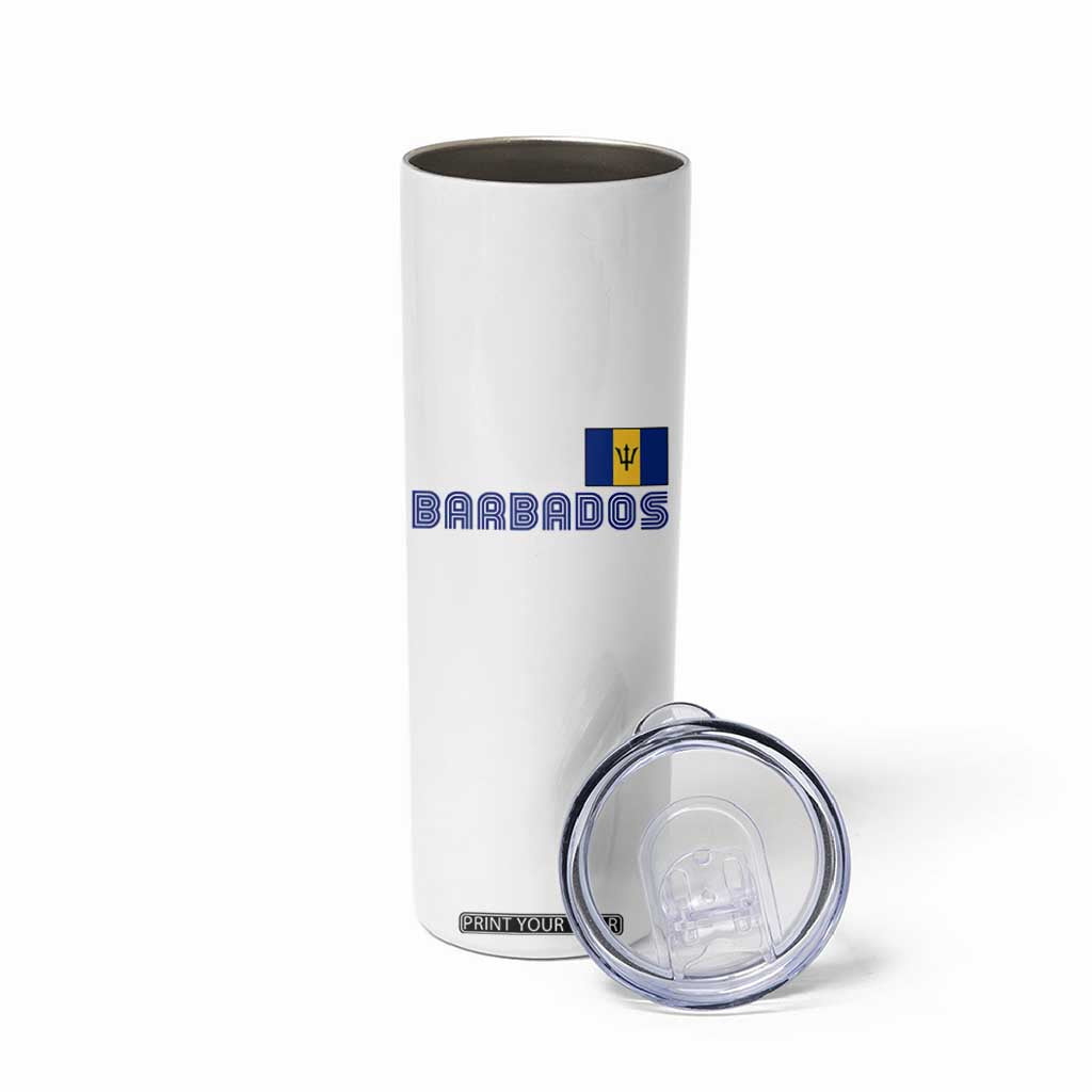 Retro Barbados Skinny Tumbler Vintage Barbadian Souvenir Caribbean Island Pride Heritage Gift TS10 Print Your Wear