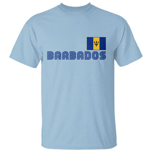 Retro Barbados T Shirt Vintage Barbadian Souvenir Caribbean Island Pride Heritage Gift TS10 Light Blue Print Your Wear