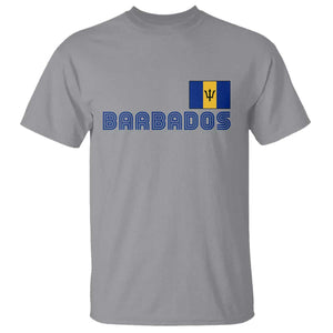 Retro Barbados T Shirt Vintage Barbadian Souvenir Caribbean Island Pride Heritage Gift TS10 Sport Gray Print Your Wear