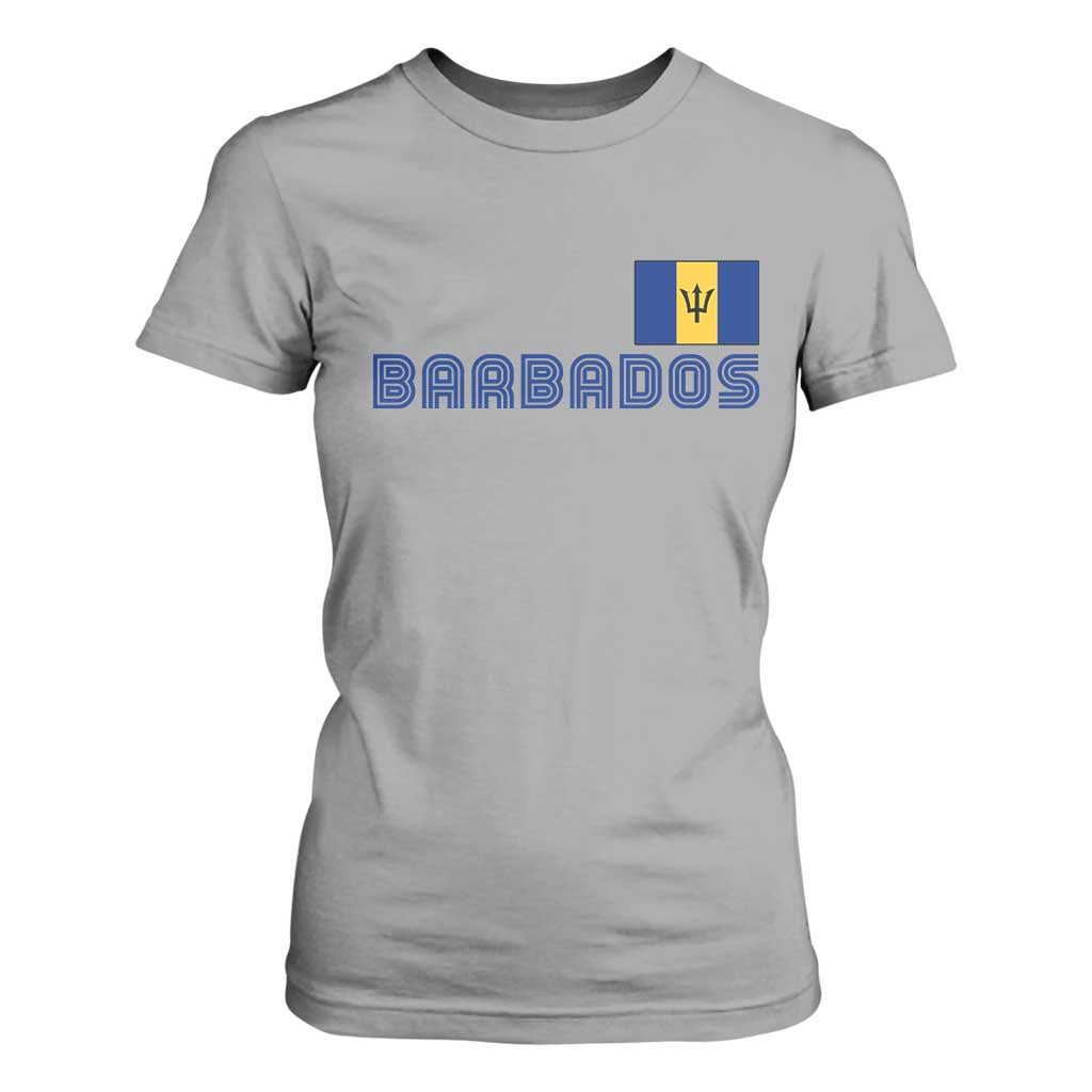 Retro Barbados T Shirt For Women Vintage Barbadian Souvenir Caribbean Island Pride Heritage Gift TS10 Sport Gray Print Your Wear