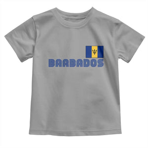 Retro Barbados Toddler T Shirt Vintage Barbadian Souvenir Caribbean Island Pride Heritage Gift TS10 Sport Gray Print Your Wear