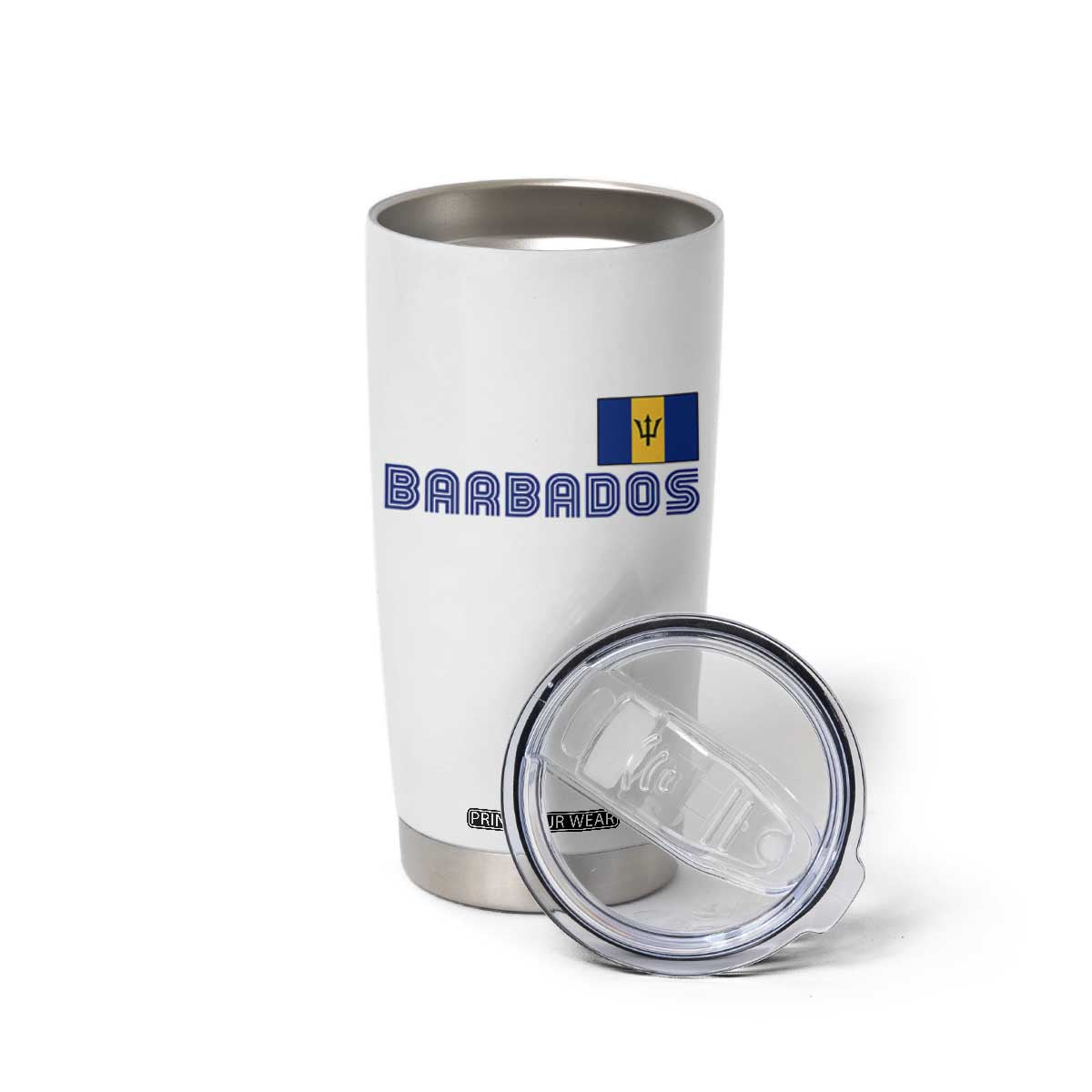 Retro Barbados Tumbler Cup Vintage Barbadian Souvenir Caribbean Island Pride Heritage Gift TS10 Print Your Wear