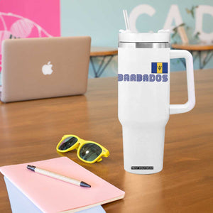 Retro Barbados Tumbler With Handle Vintage Barbadian Souvenir Caribbean Island Pride Heritage Gift TS10 Print Your Wear