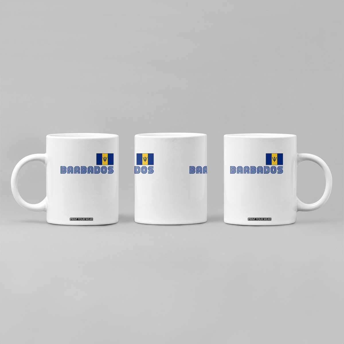 Retro Barbados Coffee Mug Vintage Barbadian Souvenir Caribbean Island Pride Heritage Gift TS10 Print Your Wear