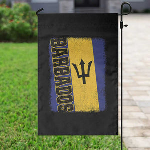 Vintage Barbados Flag Garden Flag Distressed Patriotic Caribbean Island Barbadian Pride Heritage Gift TS10 Print Your Wear