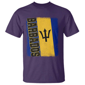 Vintage Barbados Flag T Shirt Distressed Patriotic Caribbean Island Barbadian Pride Heritage Gift TS10 Print Your Wear