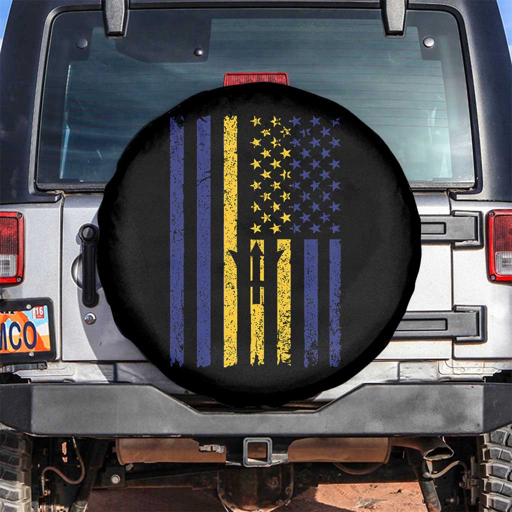 Barbados American Flag Spare Tire Cover Distressed Barbadian Pride Patriotic Heritage Gift TS10 No hole Black Print Your Wear