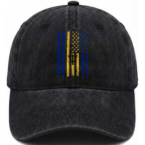 Barbados American Flag Washed Cotton Baseball Cap Distressed Barbadian Pride Patriotic Heritage Gift TS10 Print Your Wear