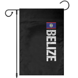 Belize Flag Garden Flag Distressed Central American Pride Heritage Gift TS10 Black Print Your Wear