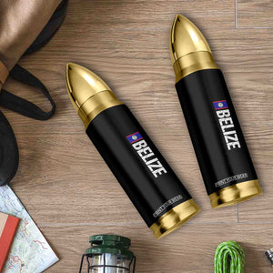 Belize Flag Bullet Tumbler Distressed Central American Pride Heritage Gift TS10 Print Your Wear