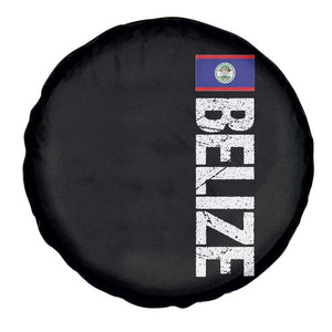 Belize Flag Spare Tire Cover Distressed Central American Pride Heritage Gift TS10 Print Your Wear
