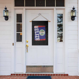Vintage Belize Garden Flag Distressed Flag Central American Pride Heritage Gift TS10 Print Your Wear