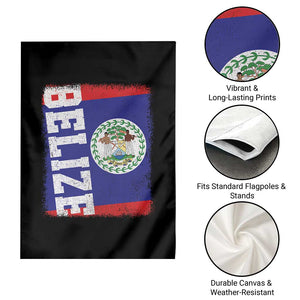Vintage Belize Garden Flag Distressed Flag Central American Pride Heritage Gift TS10 Print Your Wear