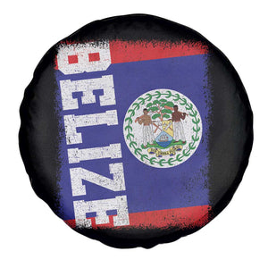 Vintage Belize Spare Tire Cover Distressed Flag Central American Pride Heritage Gift TS10 Print Your Wear