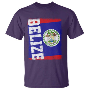 Vintage Belize T Shirt Distressed Flag Central American Pride Heritage Gift TS10 Print Your Wear