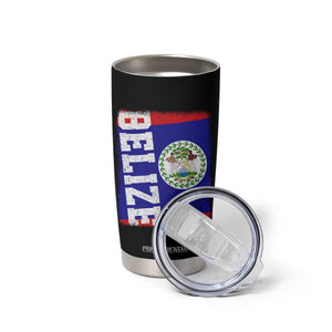 Vintage Belize Tumbler Cup Distressed Flag Central American Pride Heritage Gift TS10 Print Your Wear