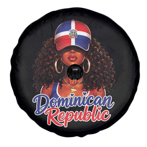 Dominican Republic Princess Spare Tire Cover Melanin Afro Girl Heritage Gift for Black Girls TS10 Print Your Wear