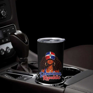 Dominican Republic Princess Tumbler Cup Melanin Afro Girl Heritage Gift for Black Girls TS10 Print Your Wear