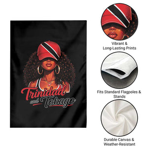 Trinidad and Tobago Afro Girl Garden Flag Trini Black Queen Caribbean Pride Heritage Gift TS10 Print Your Wear