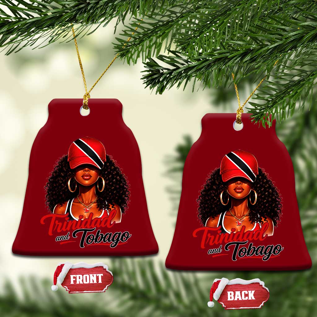 Trinidad and Tobago Afro Girl Ceramic Ornament Trini Black Queen Caribbean Pride Heritage Gift TS10 Print Your Wear
