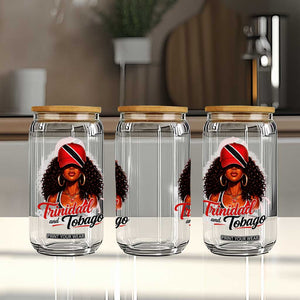 Trinidad and Tobago Afro Girl Glass Can Trini Black Queen Caribbean Pride Heritage Gift TS10 Print Your Wear