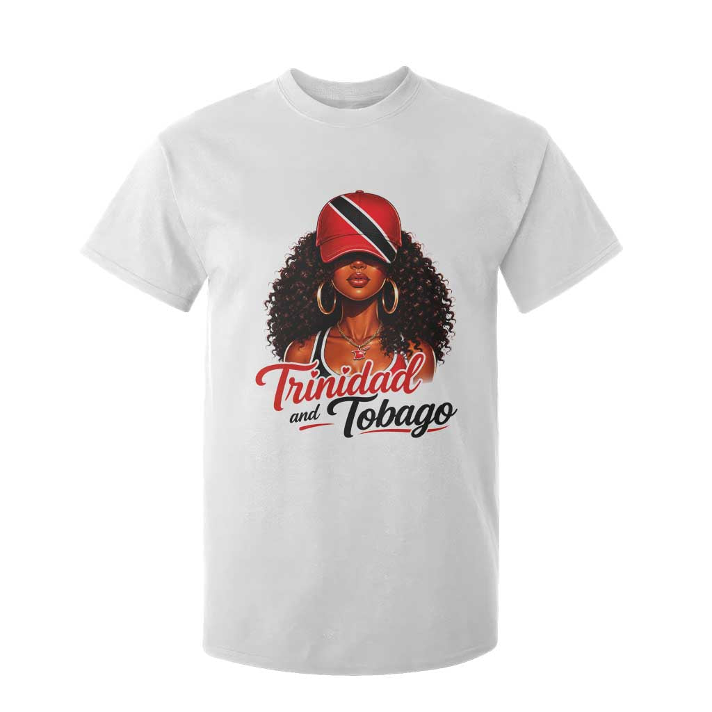 Trinidad and Tobago Afro Girl T Shirt For Kid Trini Black Queen Caribbean Pride Heritage Gift TS10 White Print Your Wear