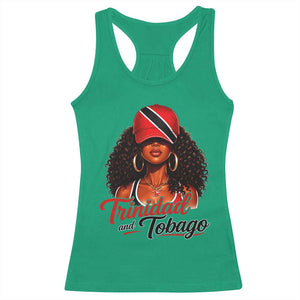 Trinidad and Tobago Afro Girl Racerback Tank Top Trini Black Queen Caribbean Pride Heritage Gift TS10 Irish Green Print Your Wear