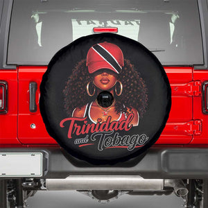 Trinidad and Tobago Afro Girl Spare Tire Cover Trini Black Queen Caribbean Pride Heritage Gift TS10 Black Print Your Wear
