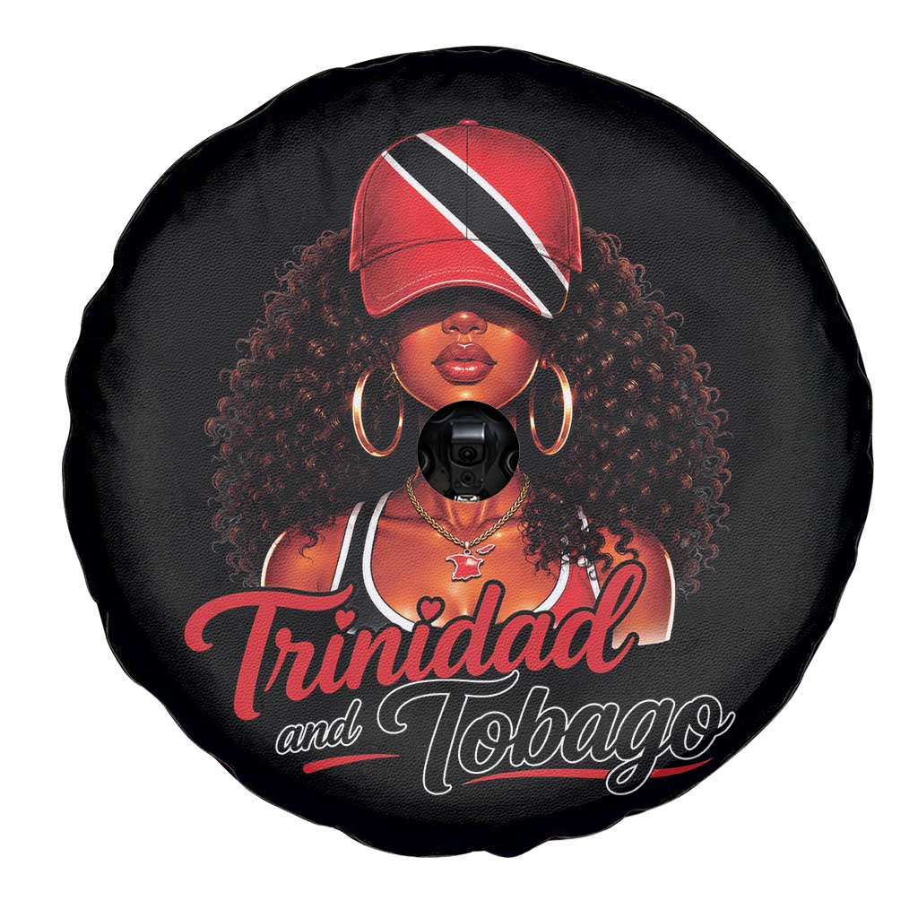 Trinidad and Tobago Afro Girl Spare Tire Cover Trini Black Queen Caribbean Pride Heritage Gift TS10 Print Your Wear