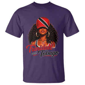 Trinidad and Tobago Afro Girl T Shirt Trini Black Queen Caribbean Pride Heritage Gift TS10 Print Your Wear
