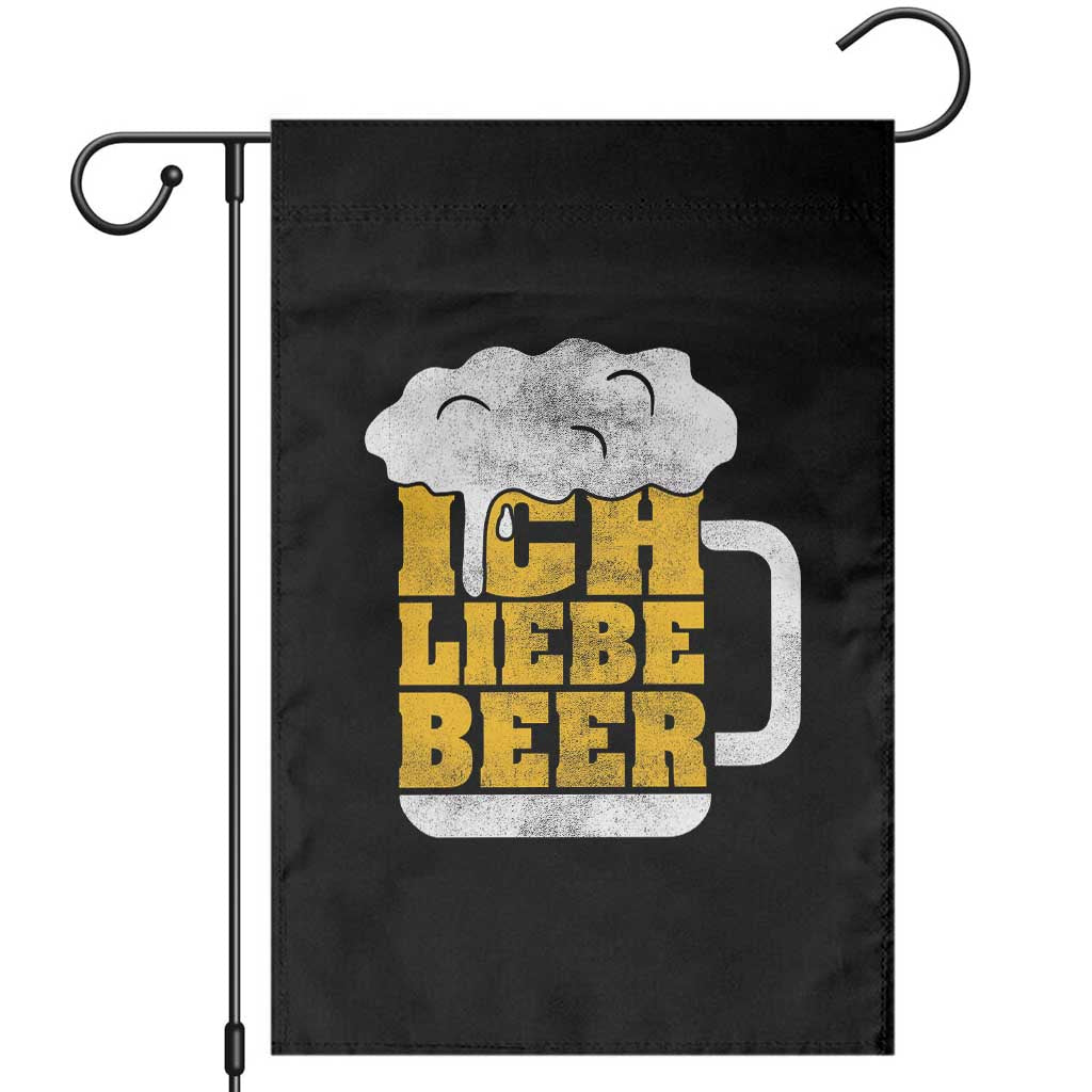 Oktoberfest Drinking Garden Flag Ich Liebe Bier Octoberfest German TS10 Black Print Your Wear