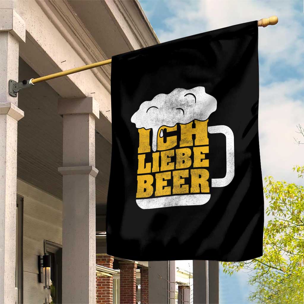 Oktoberfest Drinking Garden Flag Ich Liebe Bier Octoberfest German TS10 Print Your Wear