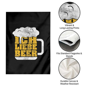 Oktoberfest Drinking Garden Flag Ich Liebe Bier Octoberfest German TS10 Print Your Wear