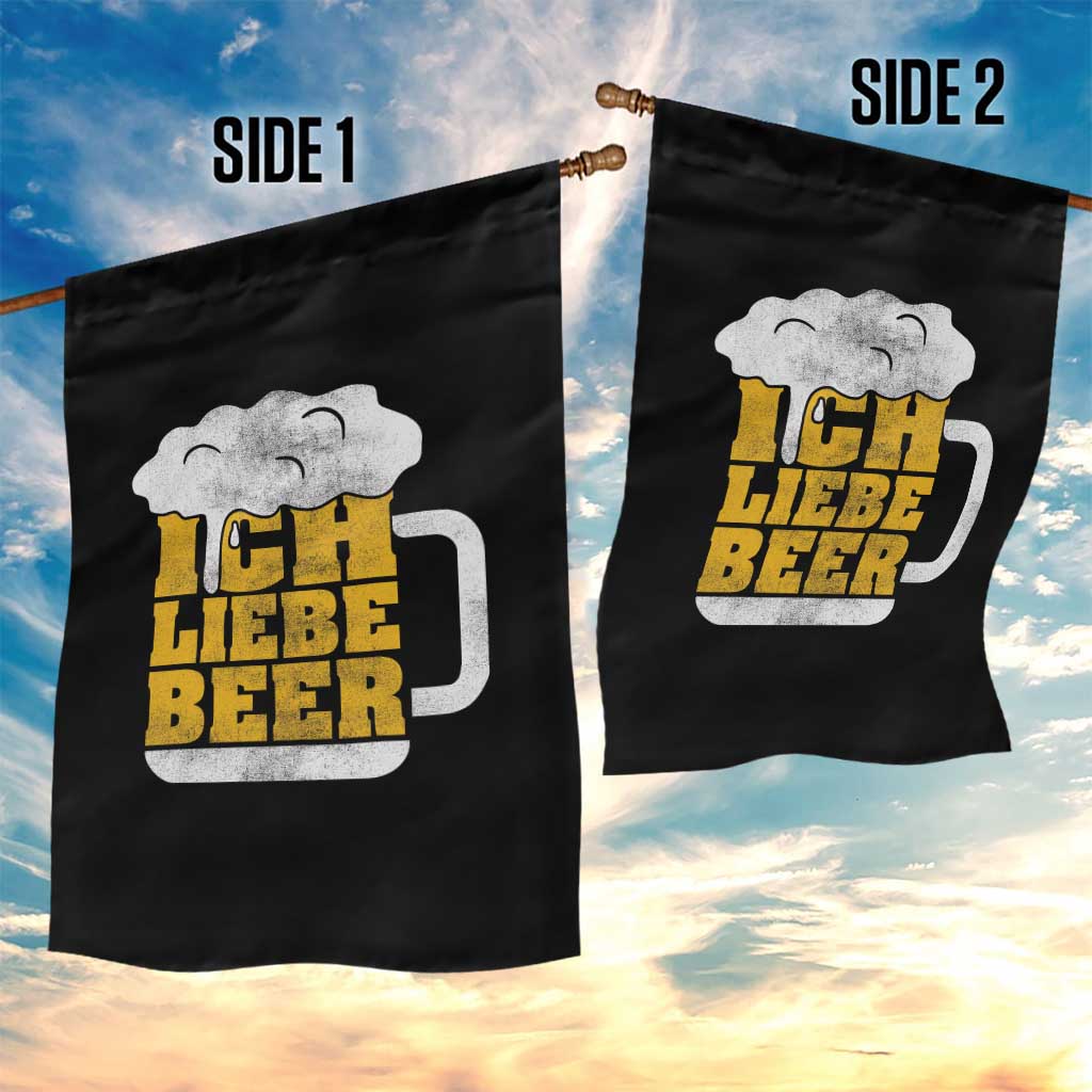 Oktoberfest Drinking Garden Flag Ich Liebe Bier Octoberfest German TS10 Print Your Wear