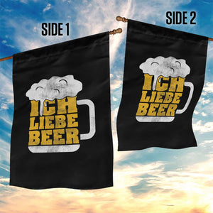 Oktoberfest Drinking Garden Flag Ich Liebe Bier Octoberfest German TS10 Print Your Wear