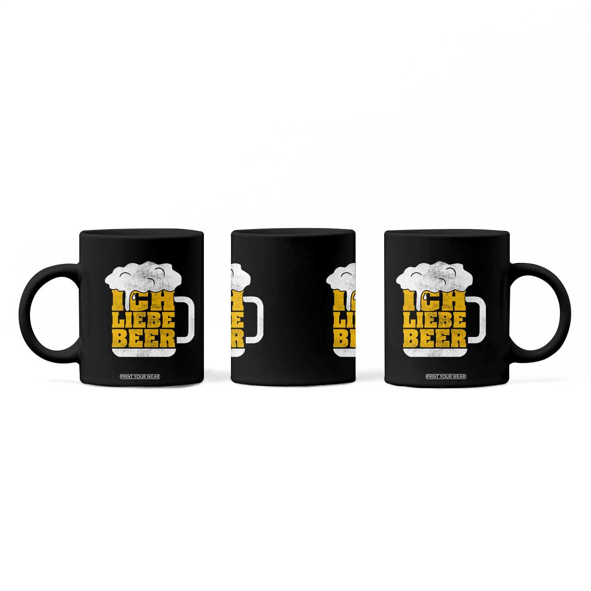 Oktoberfest Drinking Coffee Mug Ich Liebe Bier Octoberfest German TS10 Print Your Wear