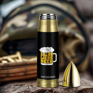 Oktoberfest Drinking Bullet Tumbler Ich Liebe Bier Octoberfest German TS10 Print Your Wear