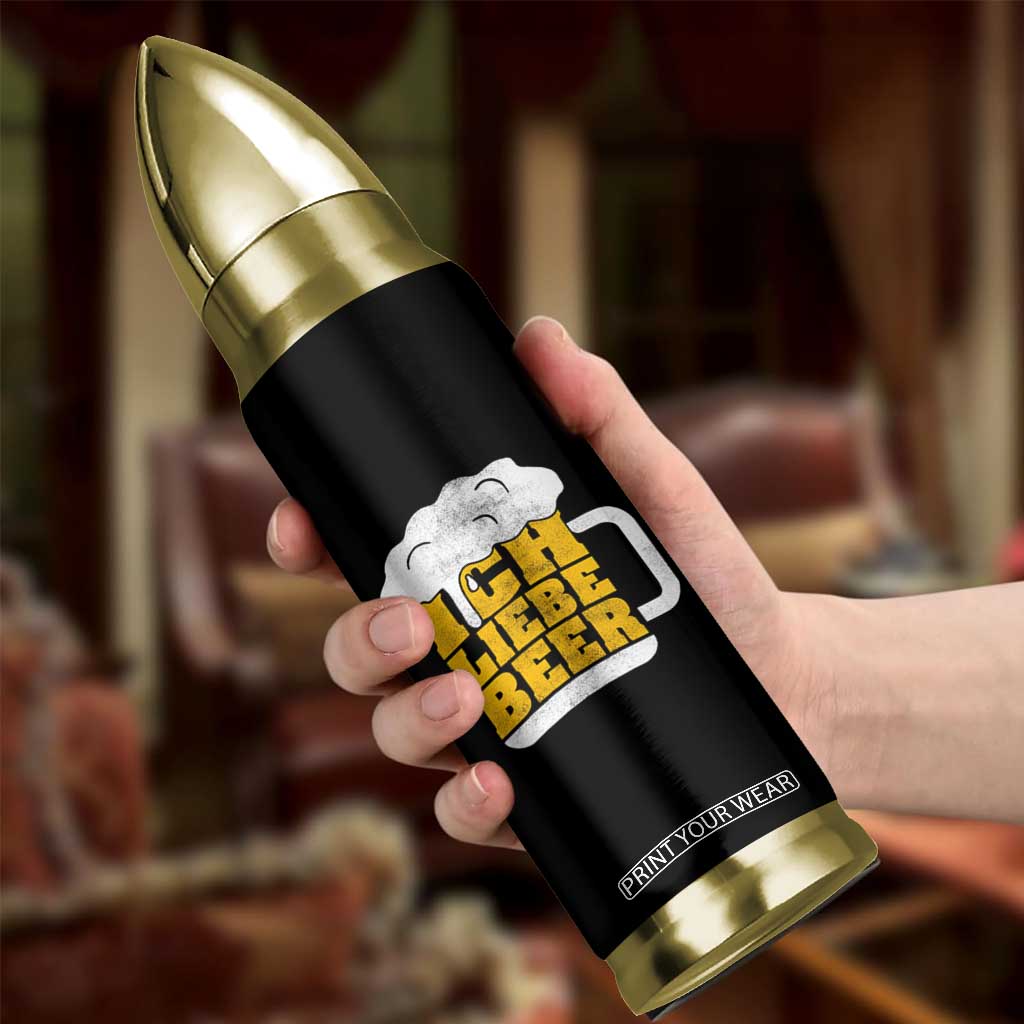 Oktoberfest Drinking Bullet Tumbler Ich Liebe Bier Octoberfest German TS10 Print Your Wear