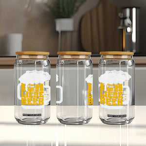 Oktoberfest Drinking Glass Can Ich Liebe Bier Octoberfest German TS10 Print Your Wear