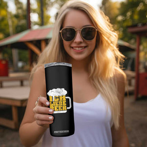 Oktoberfest Drinking Skinny Tumbler Ich Liebe Bier Octoberfest German TS10 Print Your Wear
