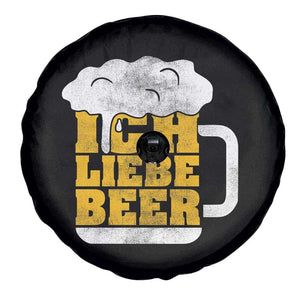 Oktoberfest Drinking Spare Tire Cover Ich Liebe Bier Octoberfest German TS10 Print Your Wear
