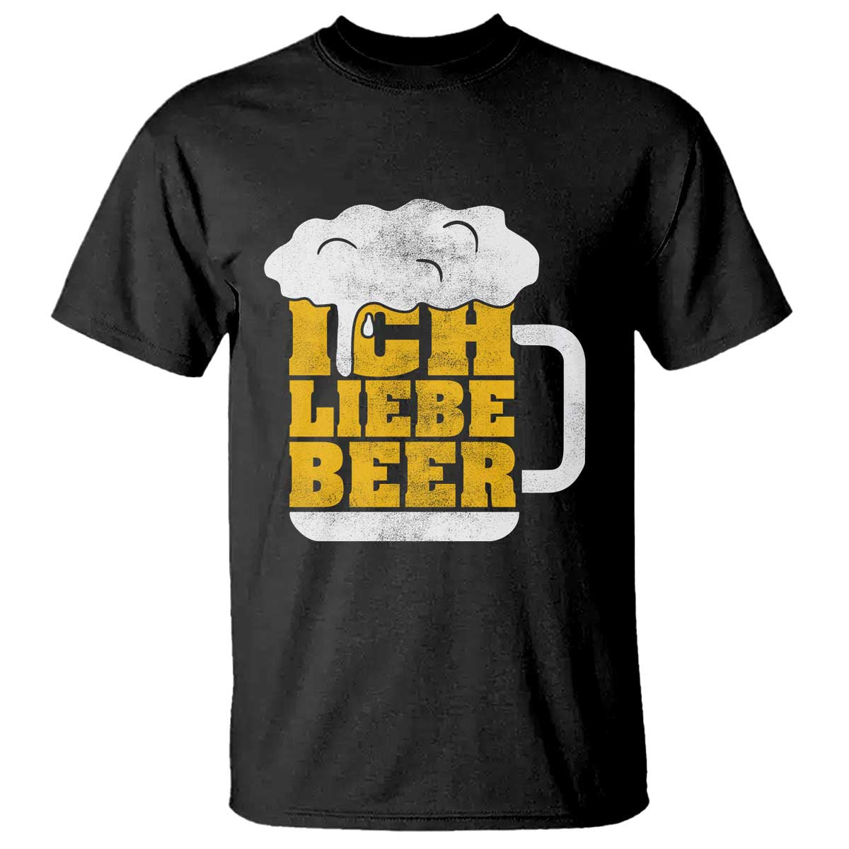 Oktoberfest Drinking T Shirt Ich Liebe Bier Octoberfest German TS10 Black Print Your Wear