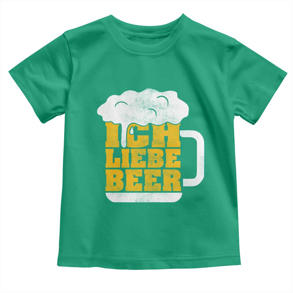 Oktoberfest Drinking Toddler T Shirt Ich Liebe Bier Octoberfest German TS10 Irish Green Print Your Wear