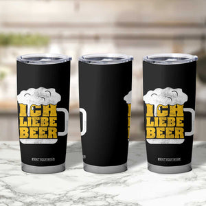 Oktoberfest Drinking Tumbler Cup Ich Liebe Bier Octoberfest German TS10 Print Your Wear