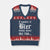Funny Oktoberfest V-Neck Knit Sweater Vest I Wonder If Bier Thinks About Me Too Sarcastic Drinking TS10 Navy Red Print Your Wear