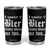 Funny Oktoberfest Tumbler Cup I Wonder If Bier Thinks About Me Too Sarcastic Drinking TS10 Black Print Your Wear