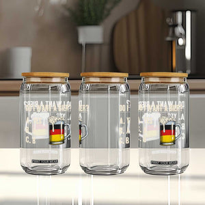 Funny Oktoberfest Glass Can Do I Want A Bier Sarcastic Drinking German Flag TS10 Print Your Wear